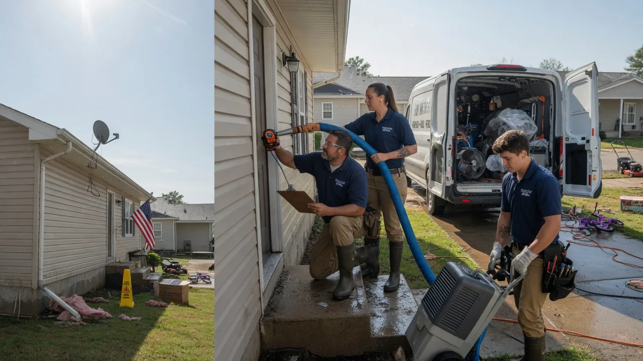 Ceiling Water Damage Restoration in Cedarville, AR near me